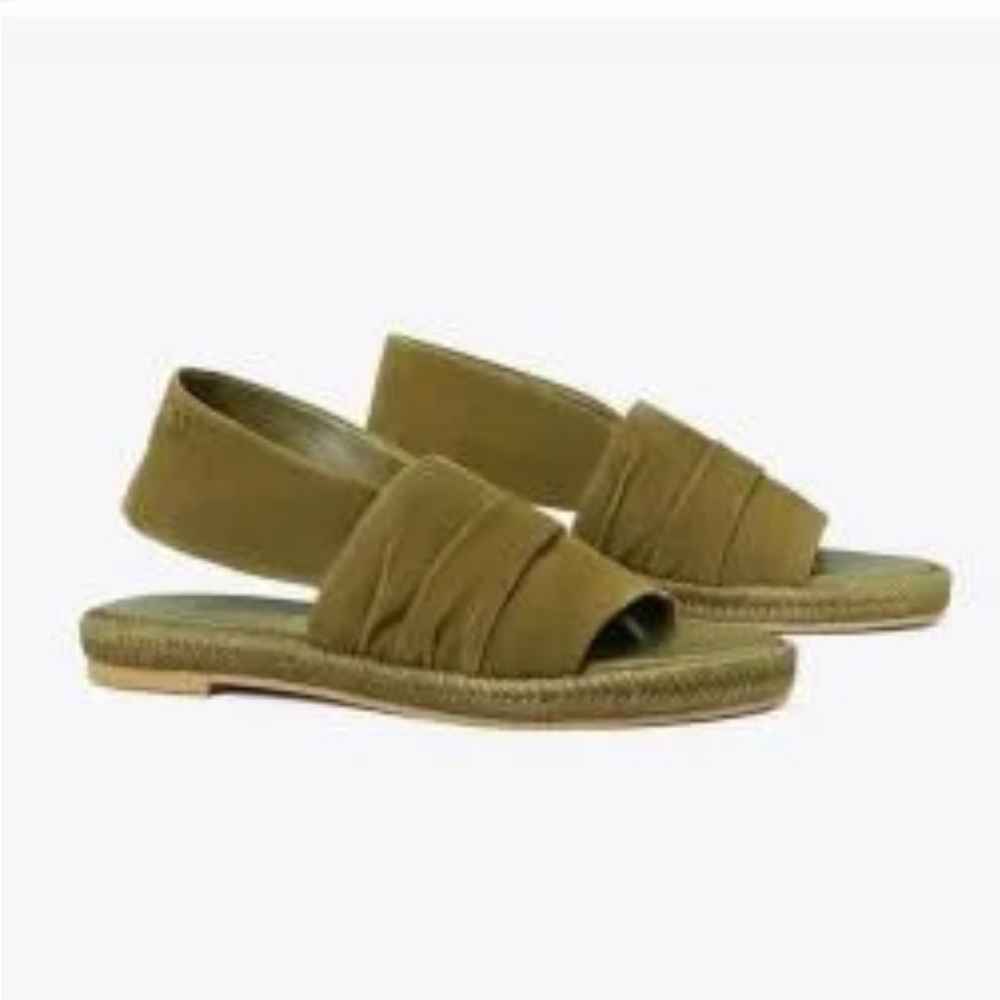 Tory Burch Suede Sling Back Espadrille - Brand New